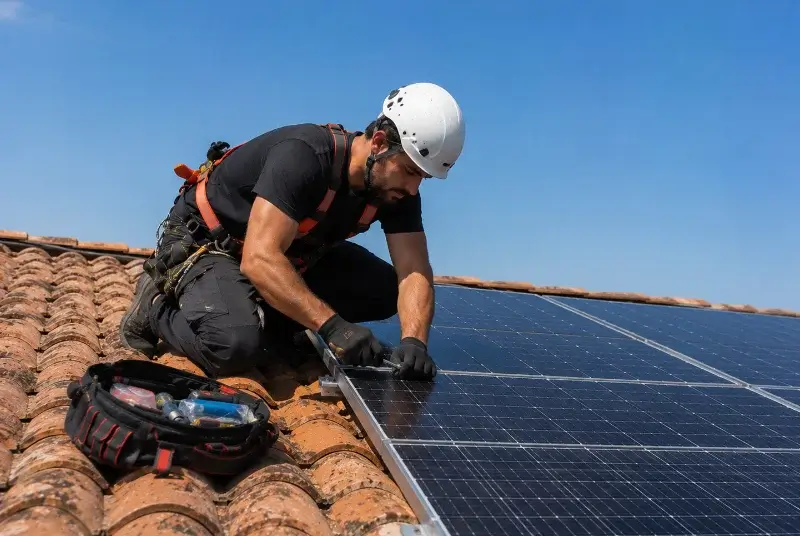 Maintenance et monitoring de panneaux solaires à Forcalqueiret