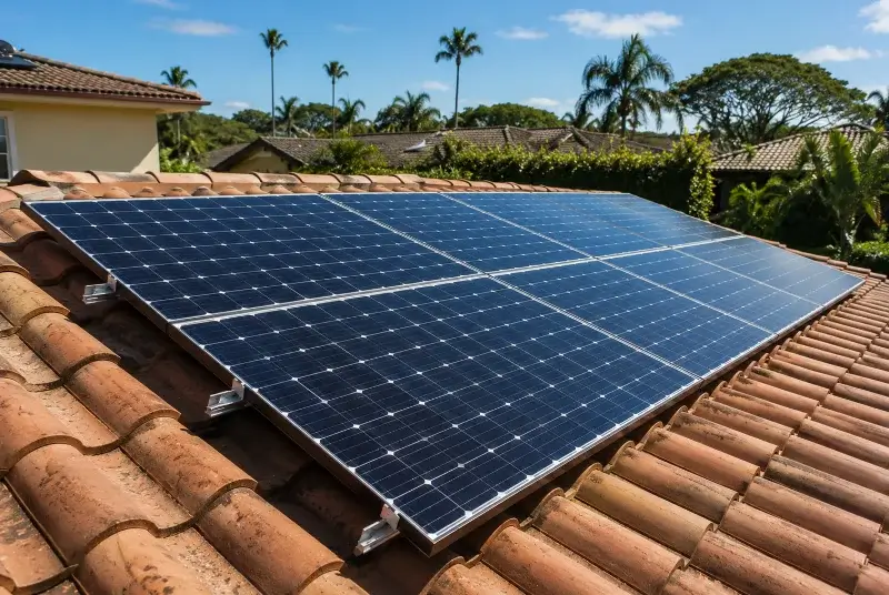 Installation de panneaux solaires à Forcalqueiret